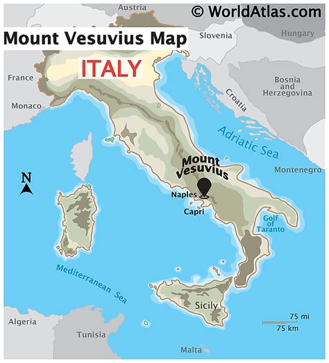 Vesuvius Map .